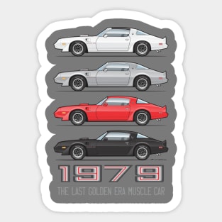 1979 trans am colors Sticker